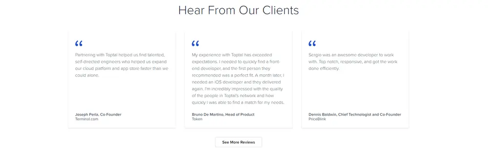 Hear from our clients