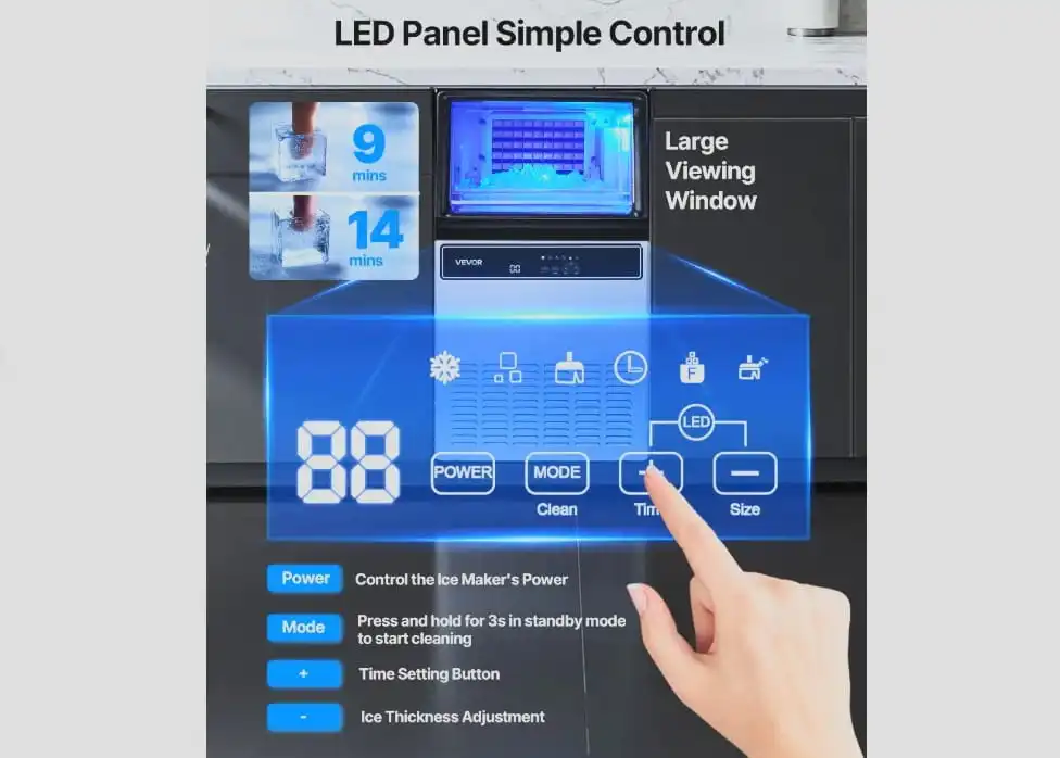 VEVOR Commercial Ice Maker Machine 3