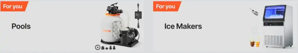 VEVOR FlashPure 12” Sand Filter Pump & 130 lb Ice Maker